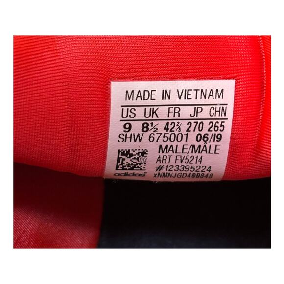 Adidas NMD R1 Transmission Pack Active Red Black Athletic Sneakers Mens Size 9 - Picture 2 of 11